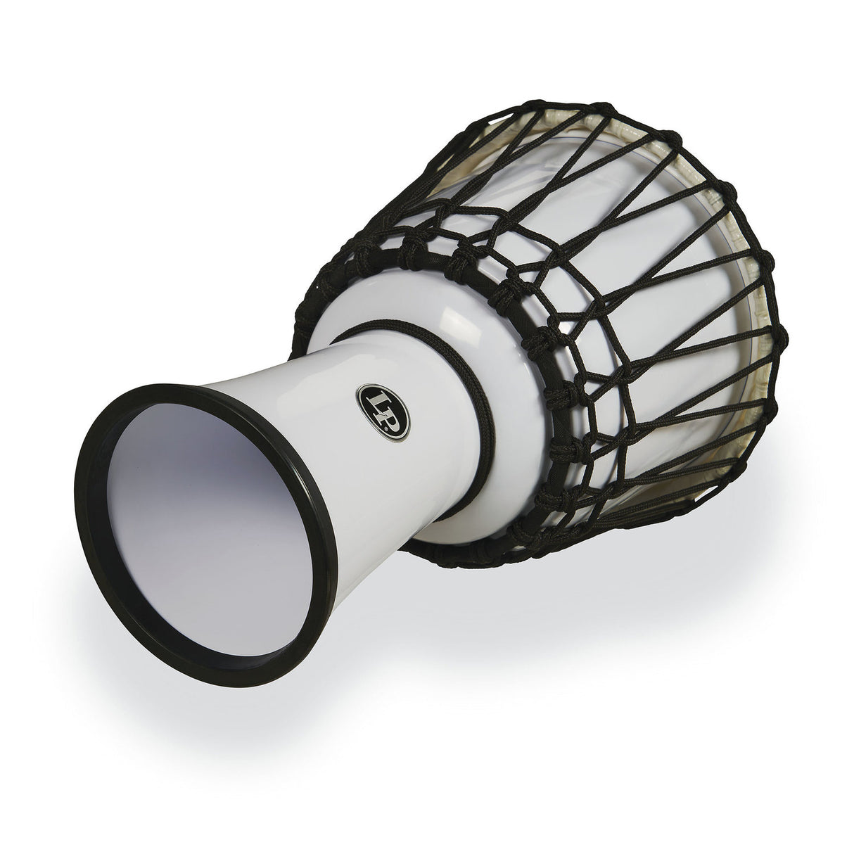 Latin Percussion Djembe World 7-inch Rope Tuned Circle - Hvit (LP1607WH)