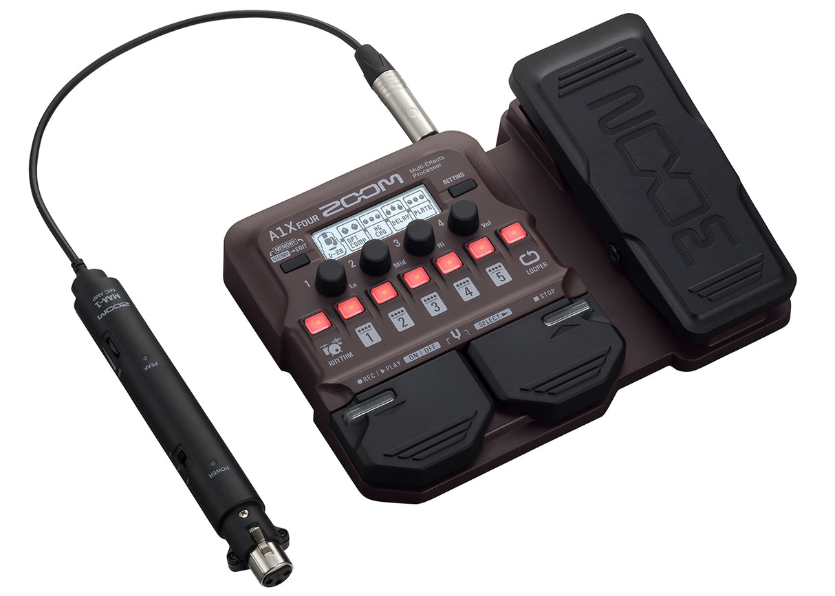 Zoom A1X Fire akustiske effektpedal