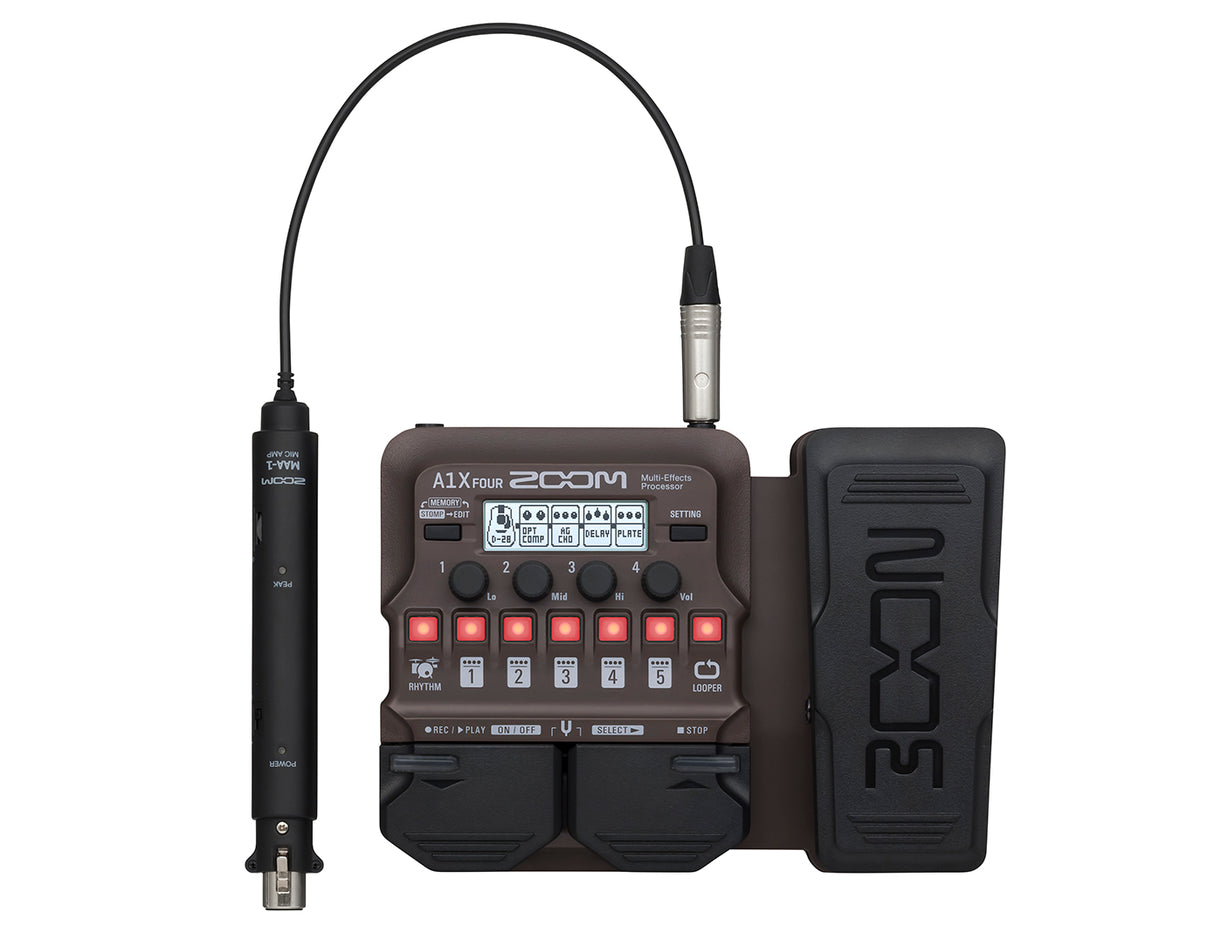 Zoom A1X Fire akustiske effektpedal