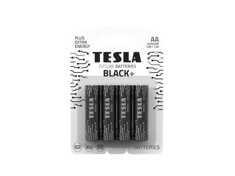 Tesla Black+ AA Batterier (4 stk)