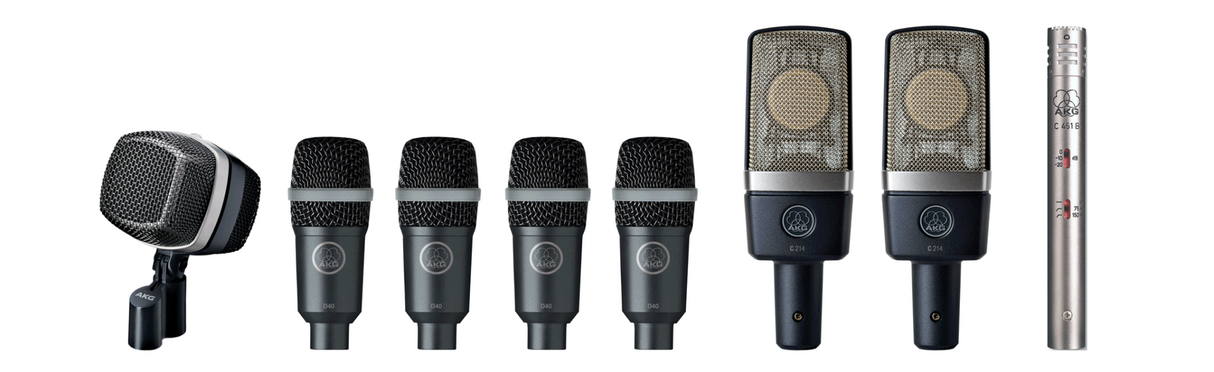 AKG trommesett Premium trommemikrofonpakke