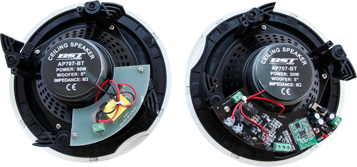 Innebygd høyttalersett med Bluetooth