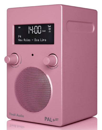 Tivoli Audio PAL+DAB+ Bluetooth høyttaler (rosa)