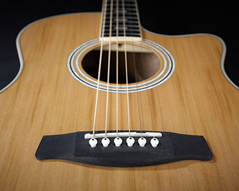 Hagstrom Siljan II Grand Auditorium Western gitar (naturlig)