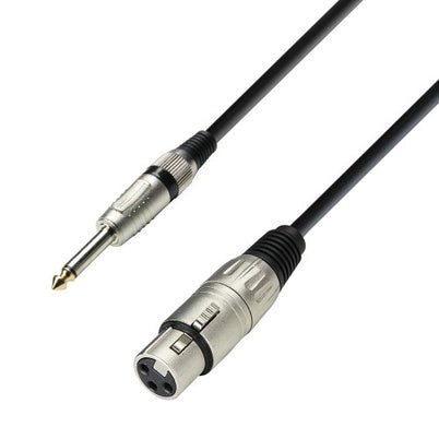 3-stjerners 6,3 mm Jack til XLR hunn (6m)