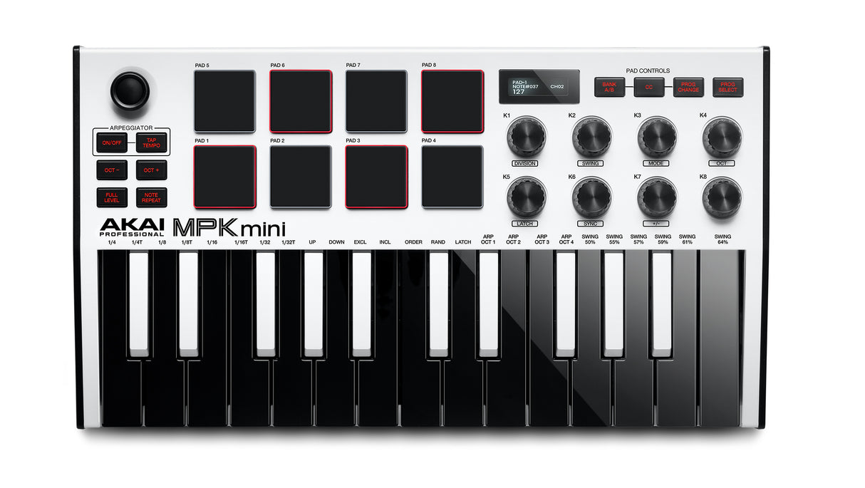 Akai MPK Mini Mk3 (hvit)