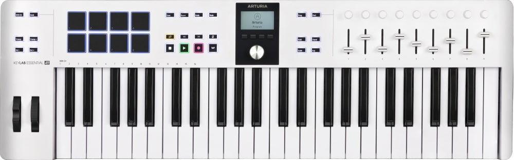 Arturia KeyLab Essential MK3-49 MIDI Keyboard (hvit)