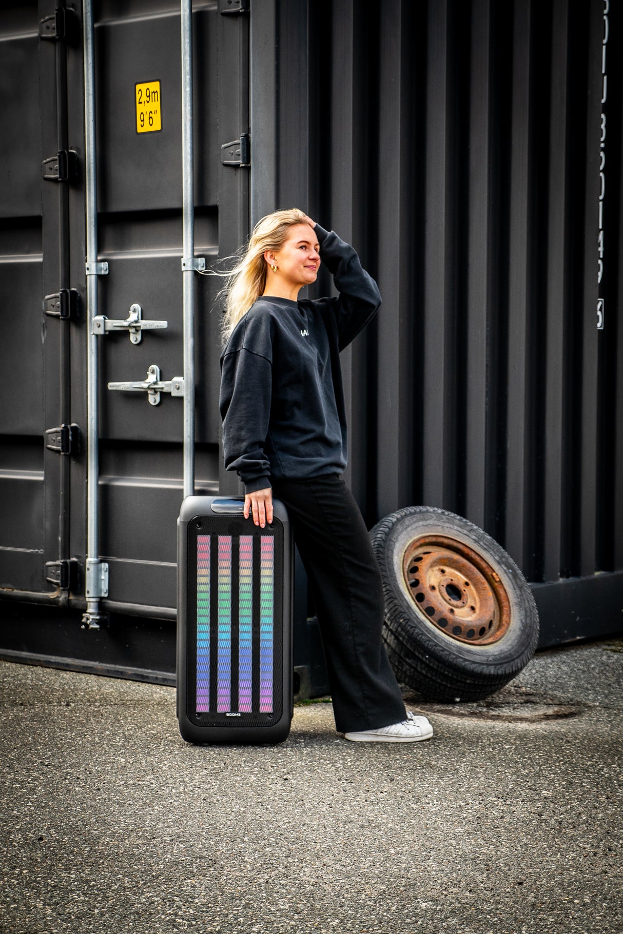 BOOMZ Club Party høyttaler med lys