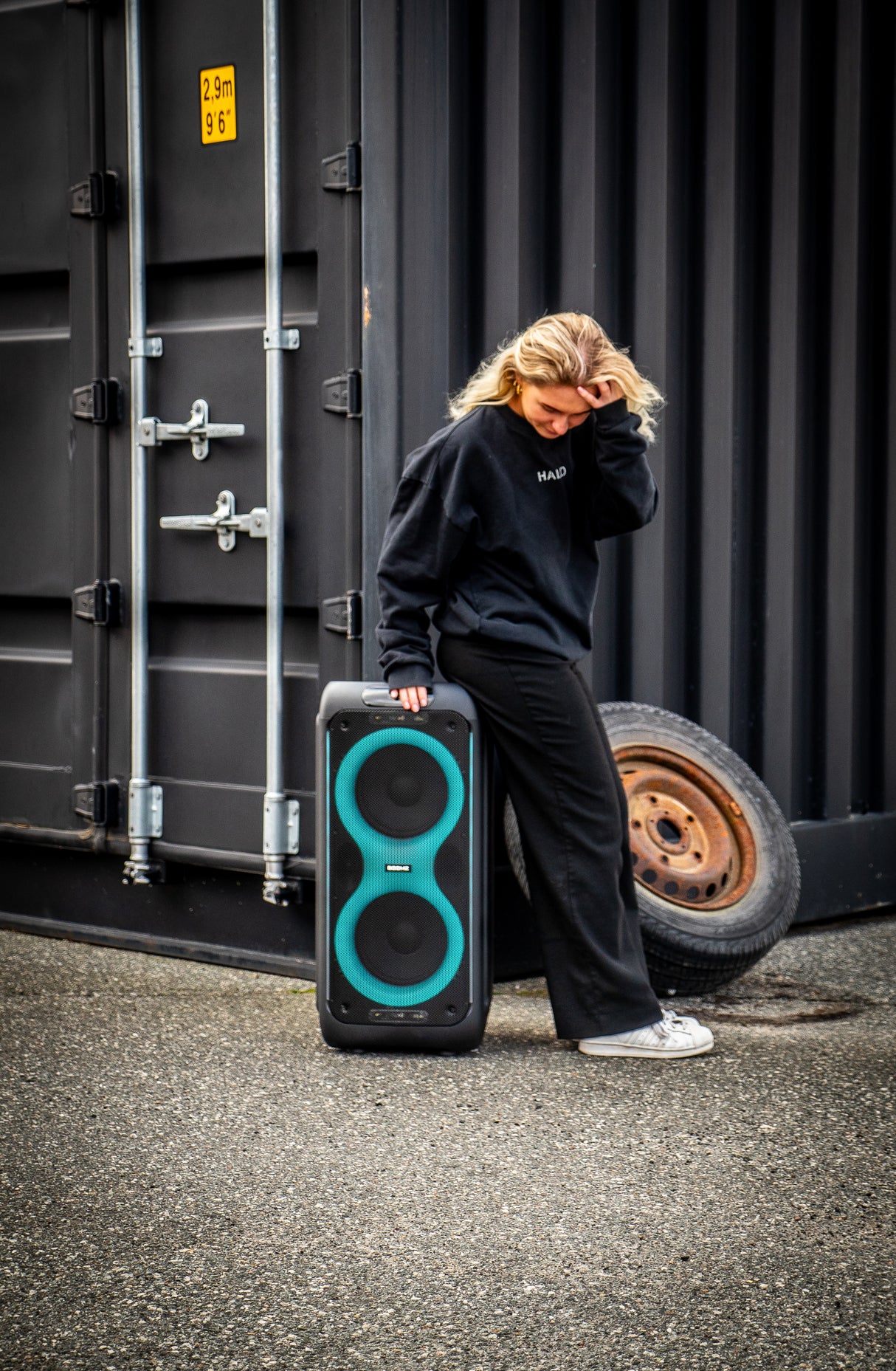 BOOMZ Eight Party høyttaler med lys