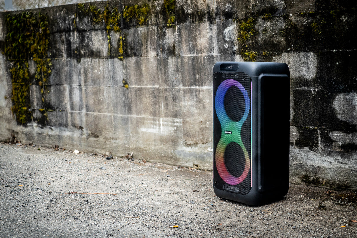 BOOMZ Eight Party høyttaler med lys