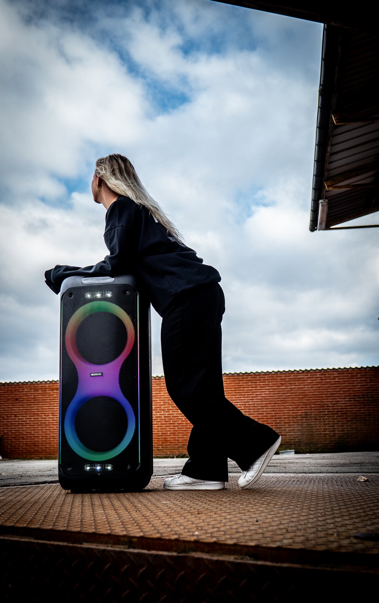 BOOMZ Raver Party høyttaler med lys