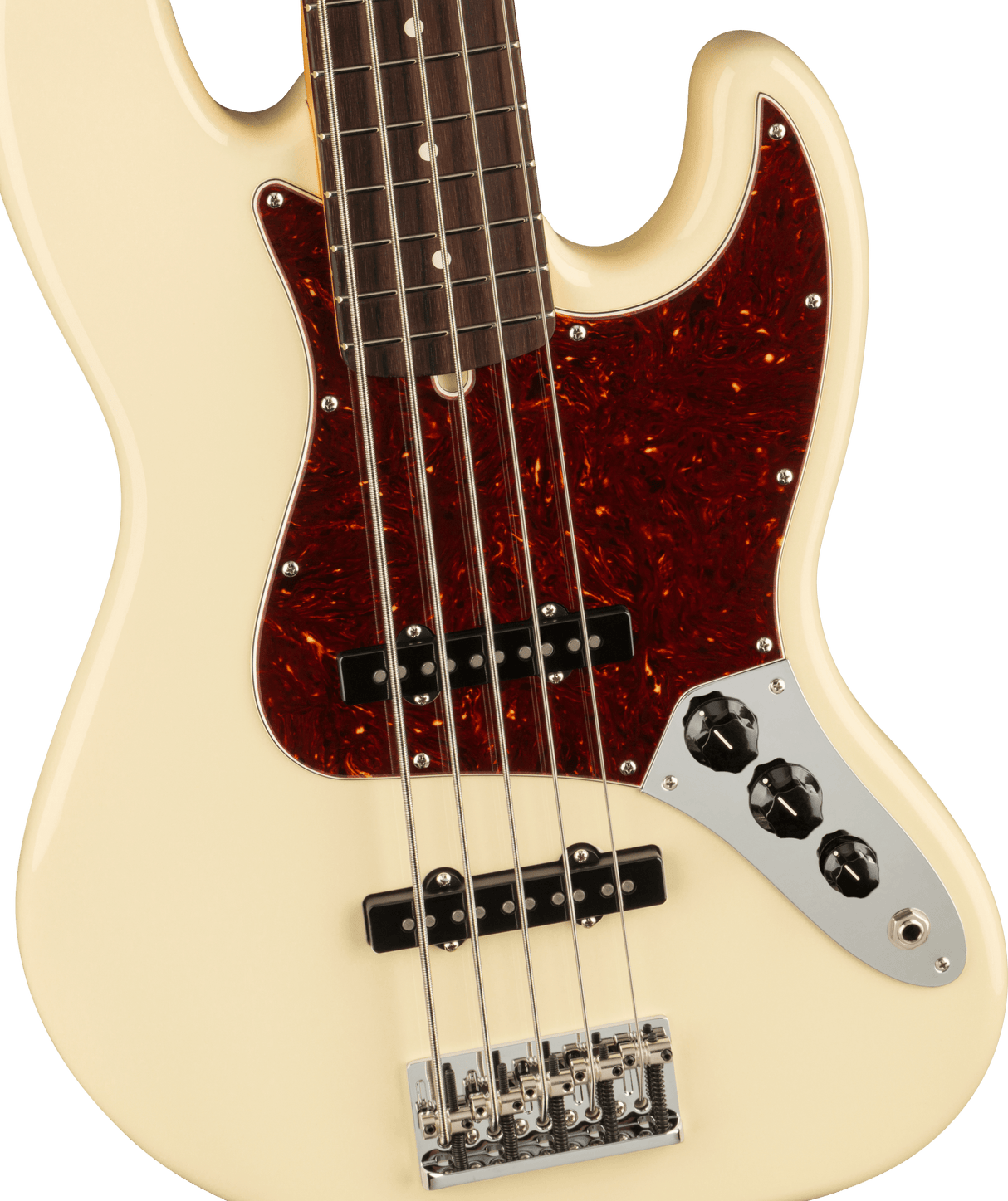 Fender American Professional II Jazz elektrisk bass ( Olympic White )
