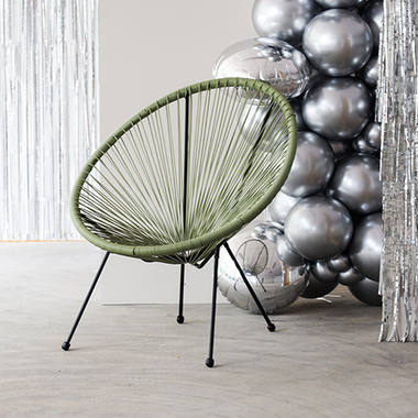 Ballonger 10 stk. (Intens sølv, 33 cm)