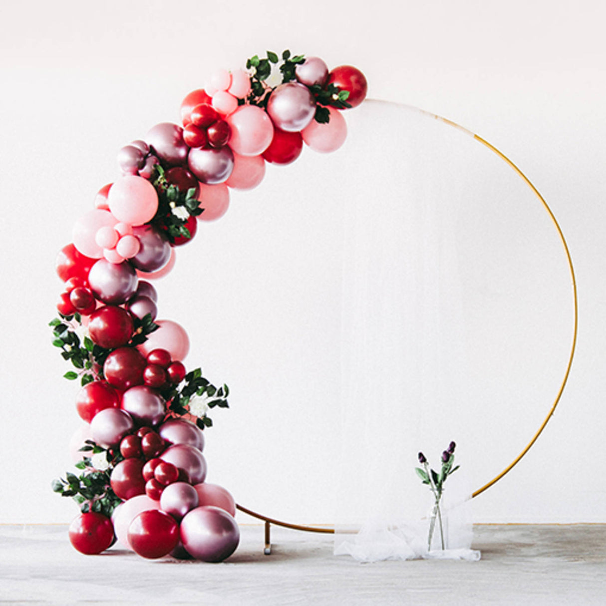 Ballonger 50 stk. (Matt pulverrosa, 33 cm)