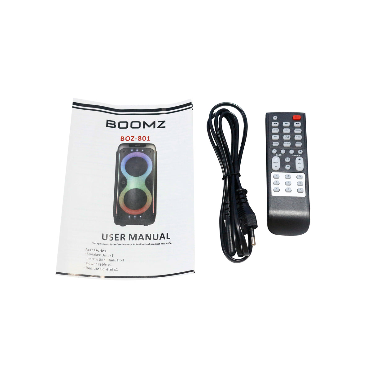 BOOMZ Eight Party høyttaler med lys