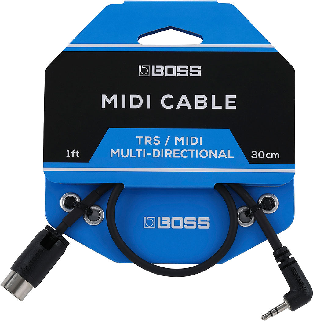 Boss BMIDI-1-35 TRS til MIDI adapterkabel (30 cm)