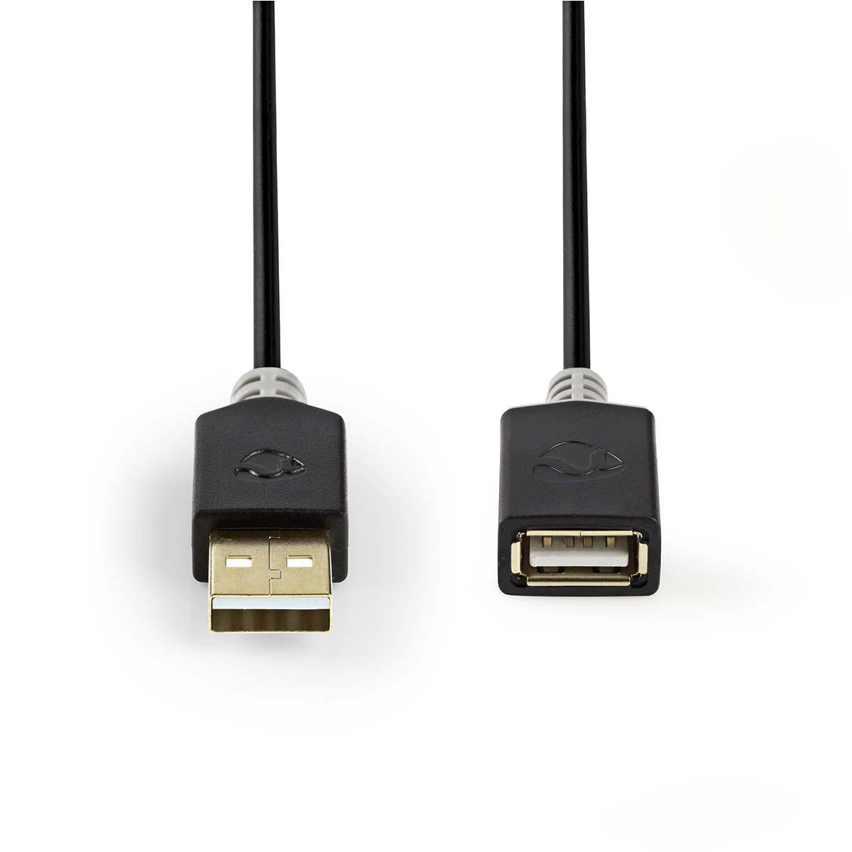 USB 2.0-forlengelseskabel (2m)