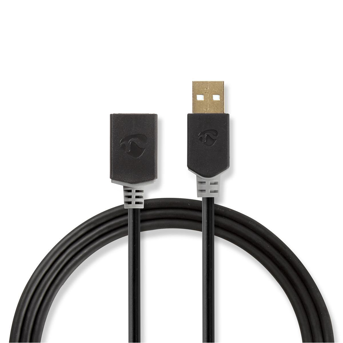 USB 2.0-forlengelseskabel (2m)