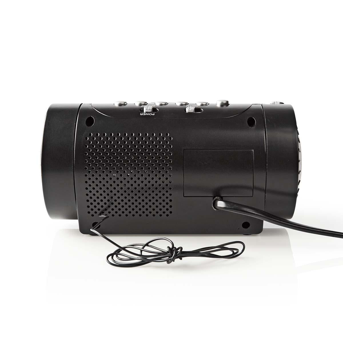 Klokkeradio med innebygd projektor