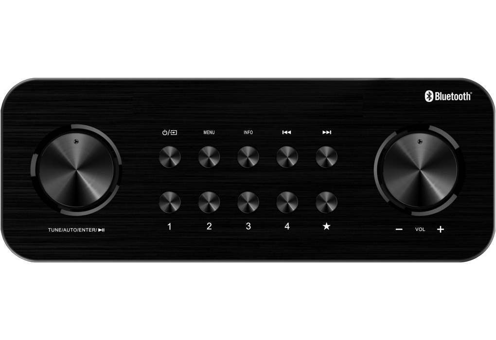 Kenwood CR-ST50DABB DAB+, Bluetooth Radio (svart)