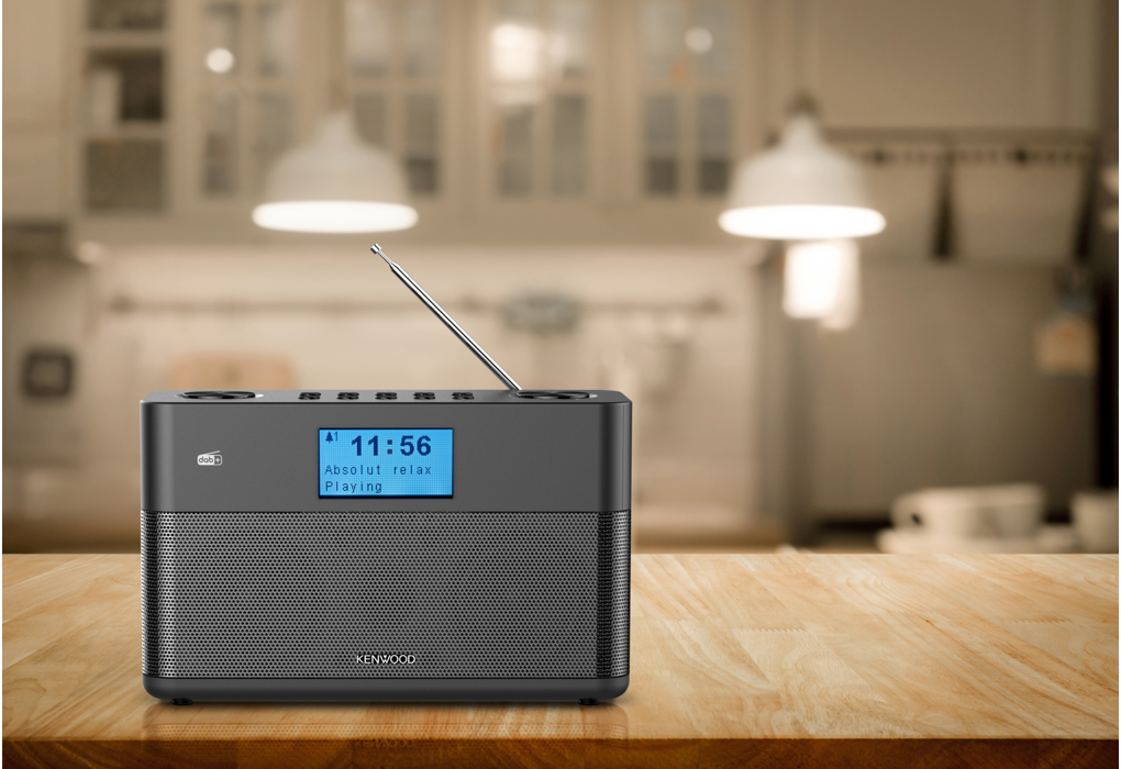 Kenwood CR-ST50DABB DAB+, Bluetooth Radio (svart)