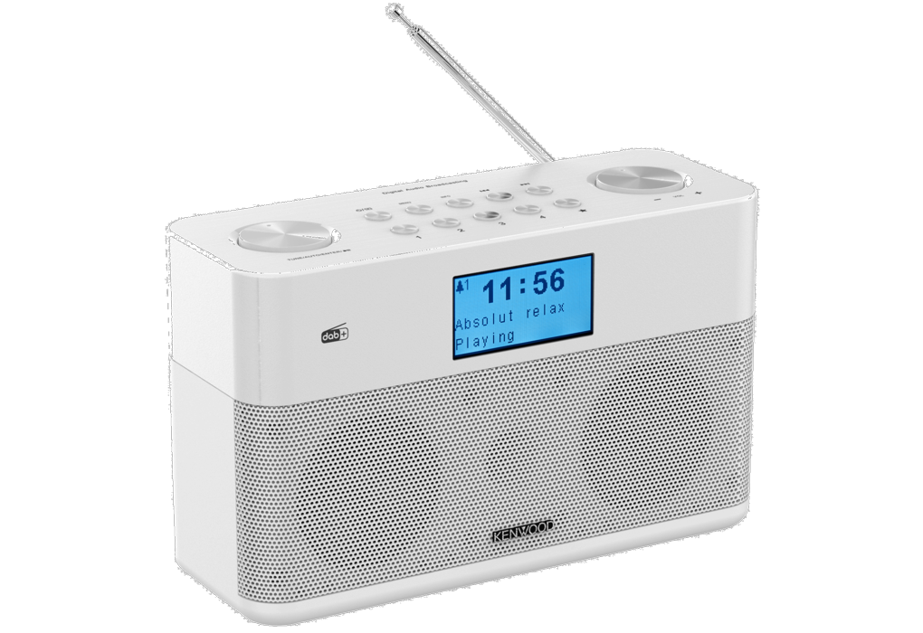 Kenwood CR-ST50DABW DAB+, Bluetooth Radio (hvit)