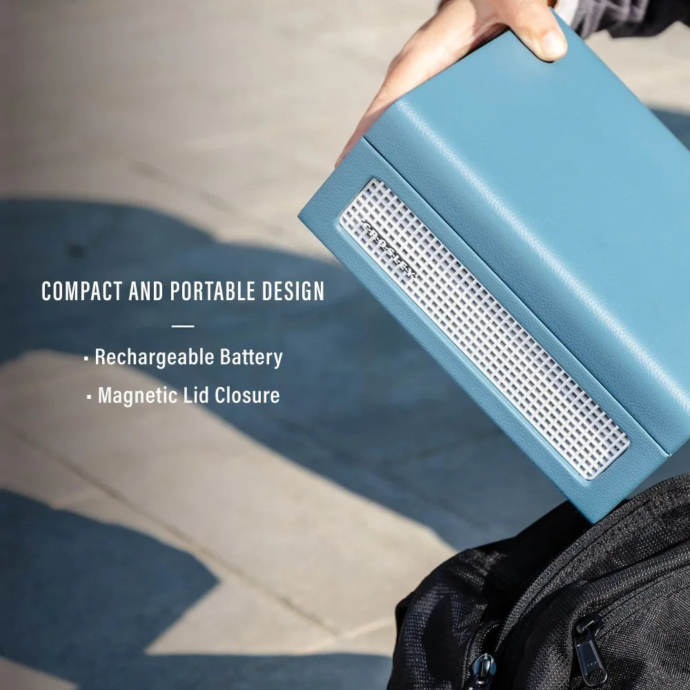 Crosley Voyager CD-spiller, Washed Blue