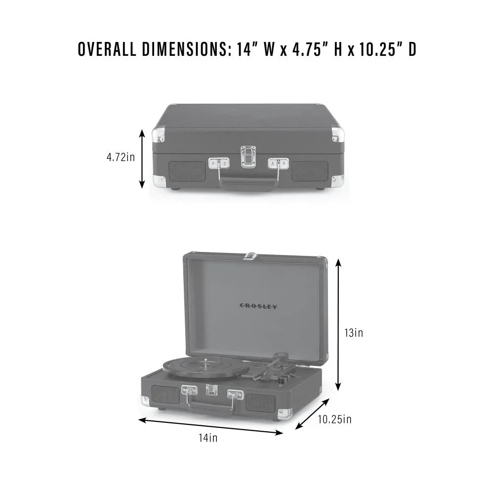 Crosley Cruiser Plus platespiller Toveis Bluetooth (Groovy Floral)