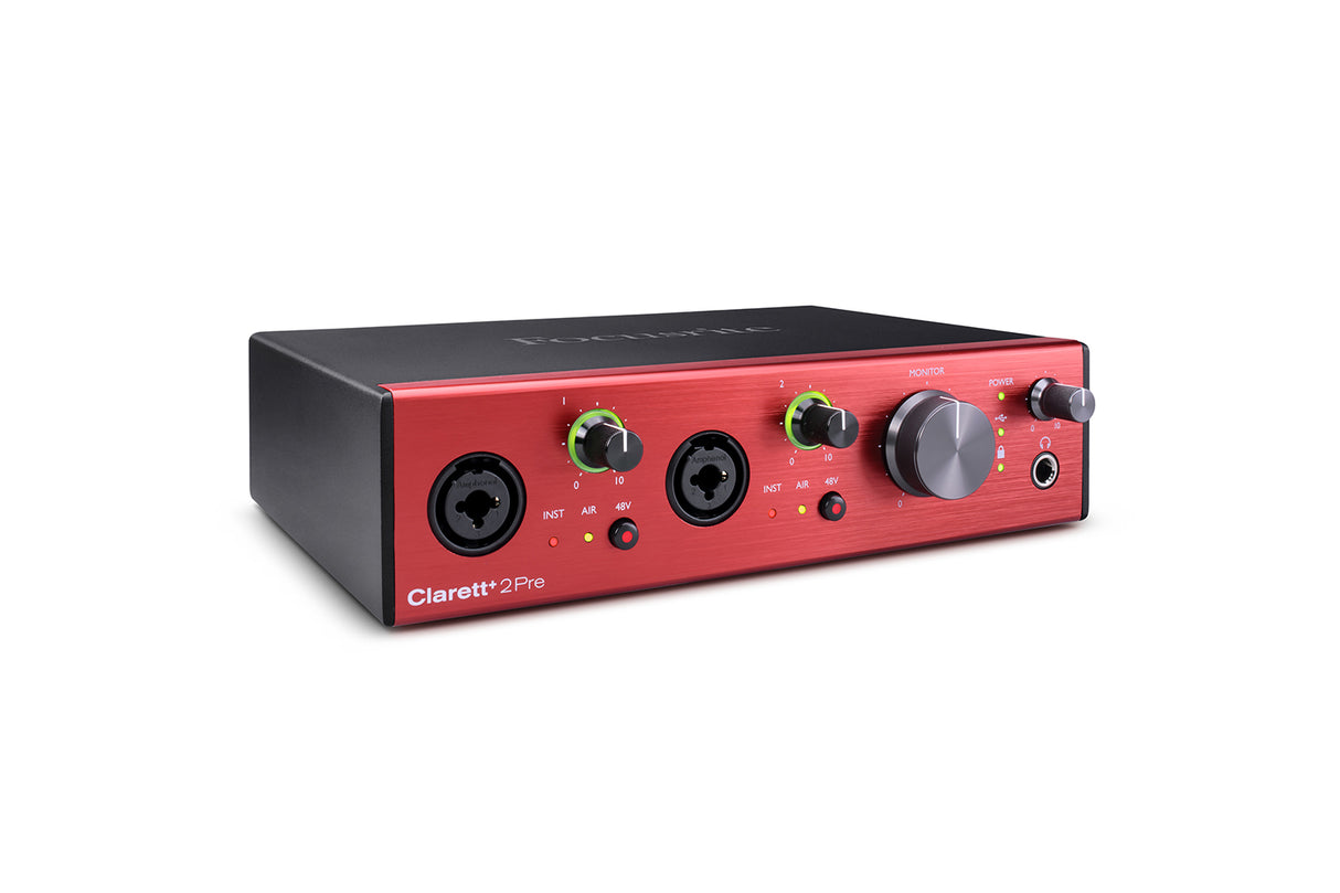 Focusrite Clarett + 2Pre USB-lydkort