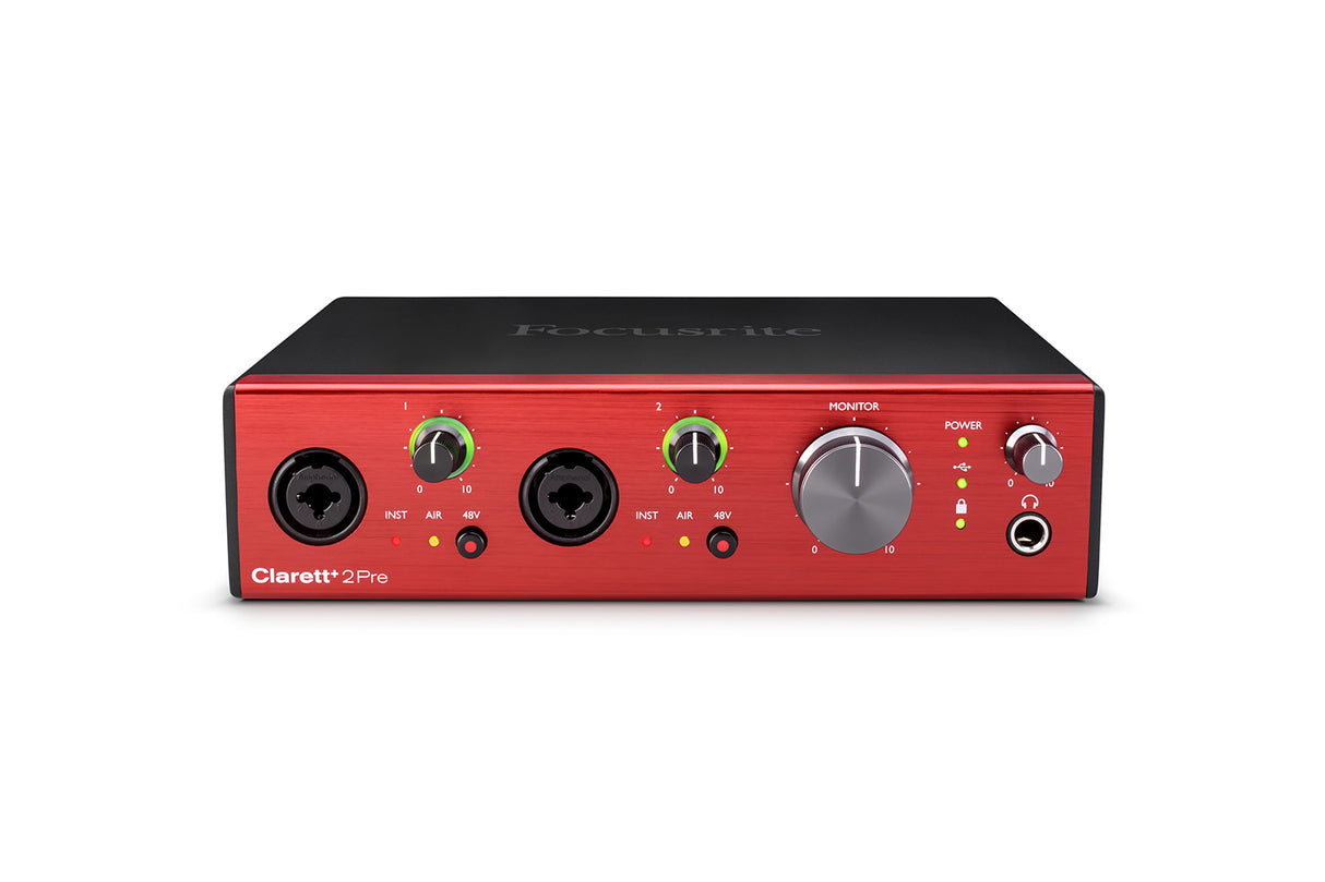 Focusrite Clarett + 2Pre USB-lydkort