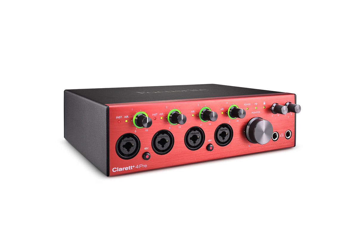 Focusrite Clarett + 4Pre USB-lydkort