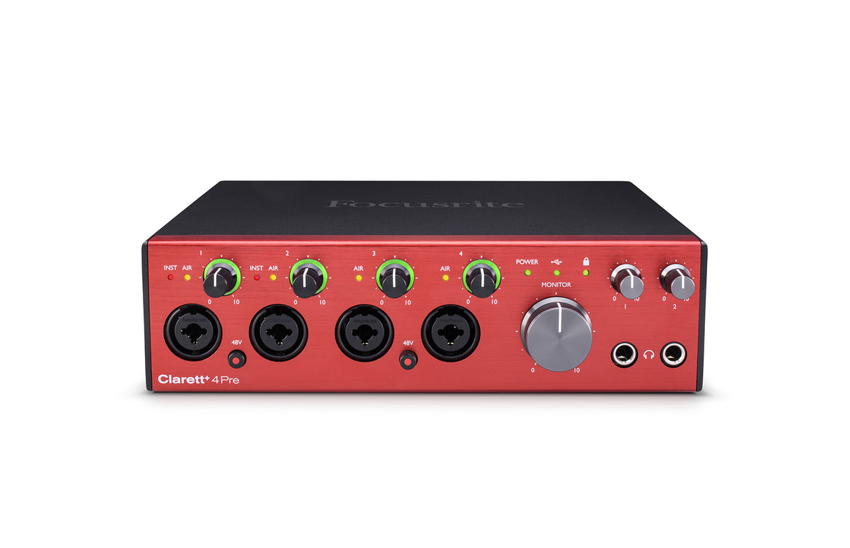 Focusrite Clarett + 4Pre USB-lydkort