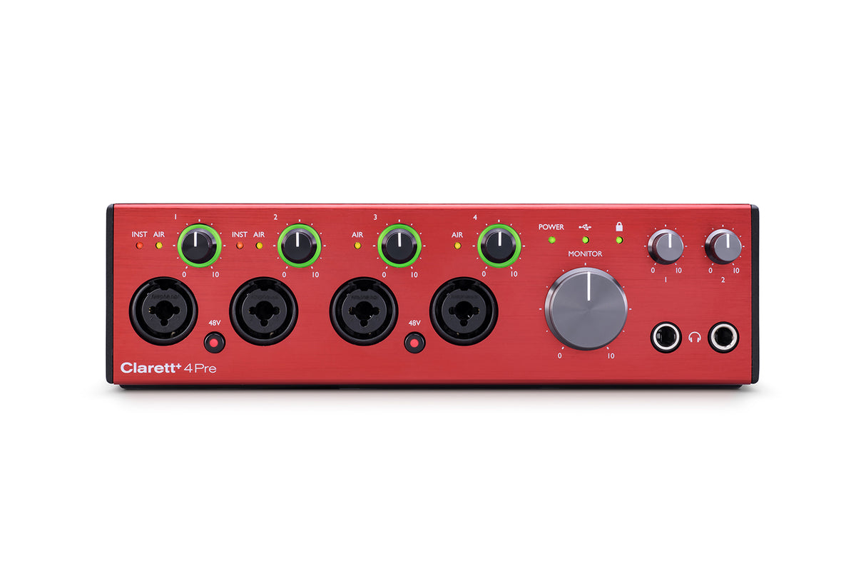 Focusrite Clarett + 4Pre USB-lydkort
