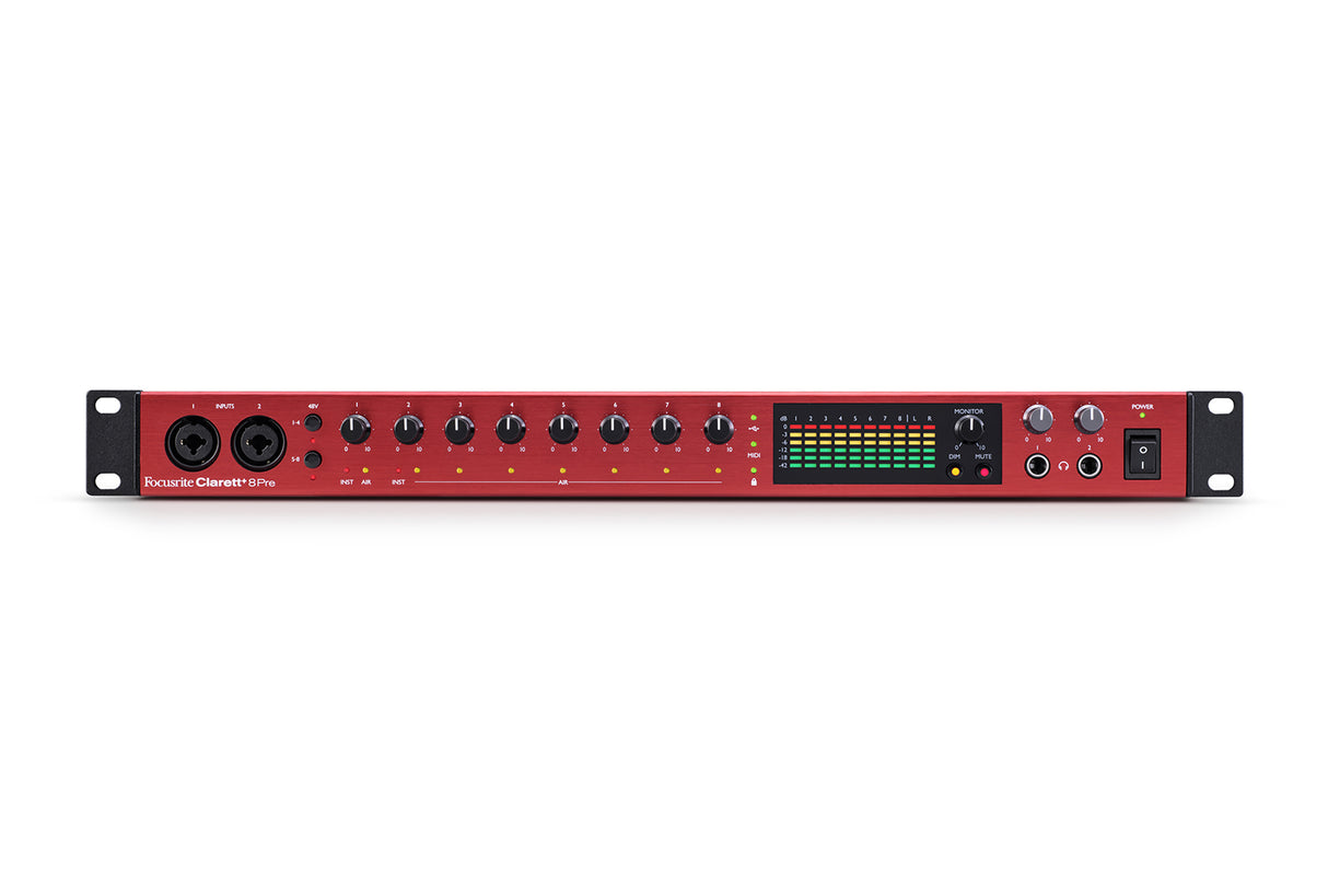 Focusrite Clarett+ 8Pre USB-lydkort