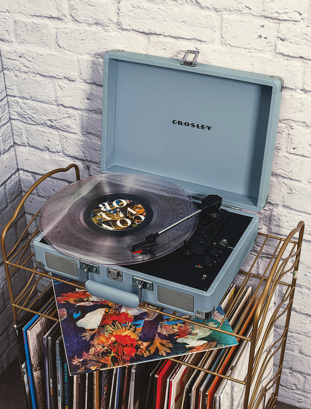 Crosley Cruiser Plus platespiller toveis Bluetooth (turmalin)