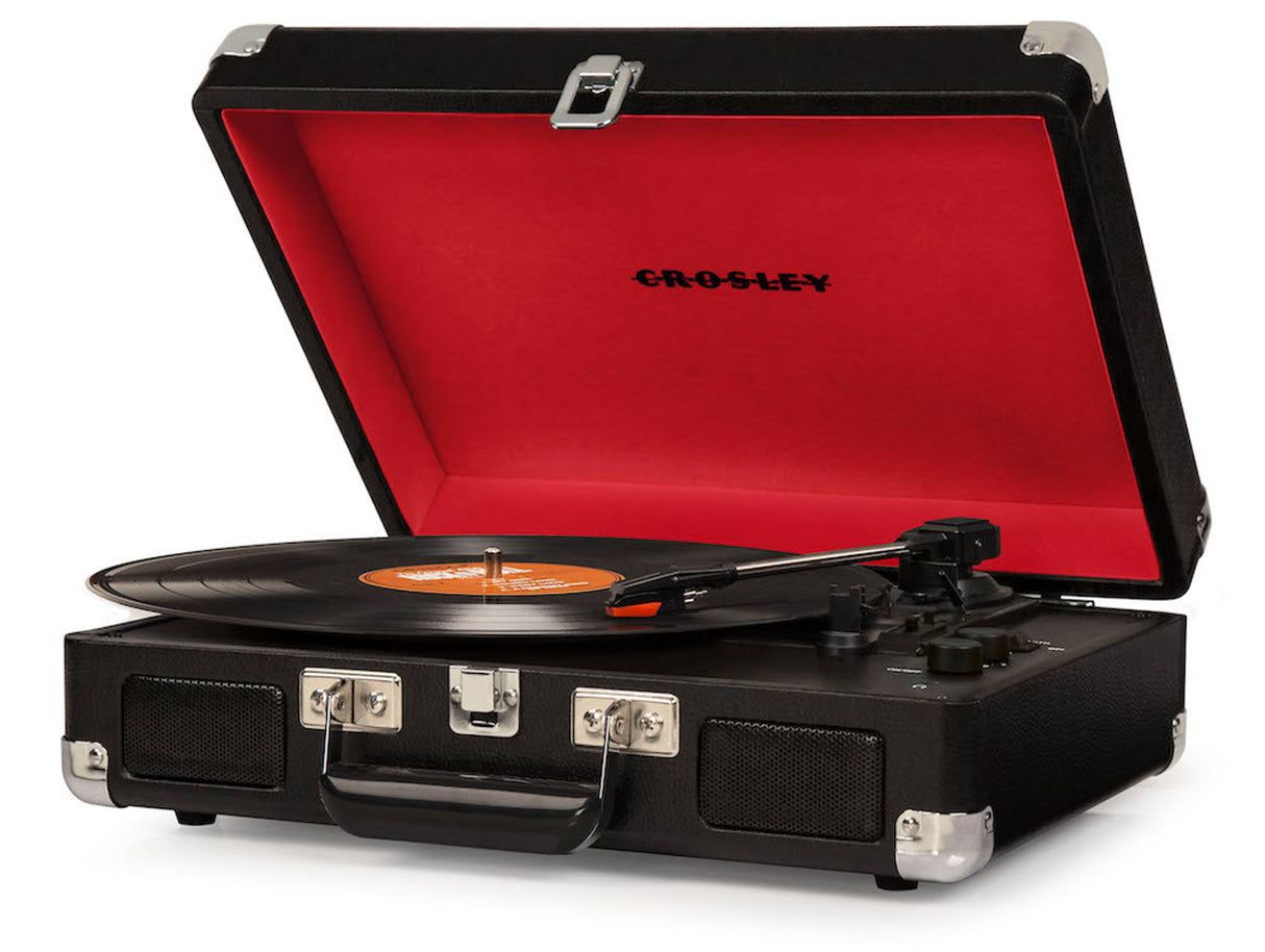 Crosley Cruiser Plus platespiller toveis Bluetooth (svart)