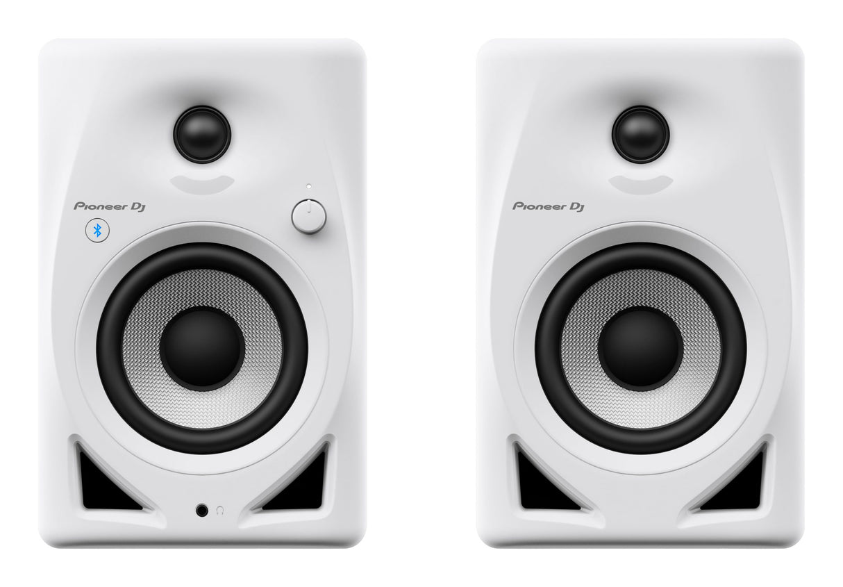 Pioneer DJ DM-40D-BT-W studiomonitorer med Bluetooth (hvit)