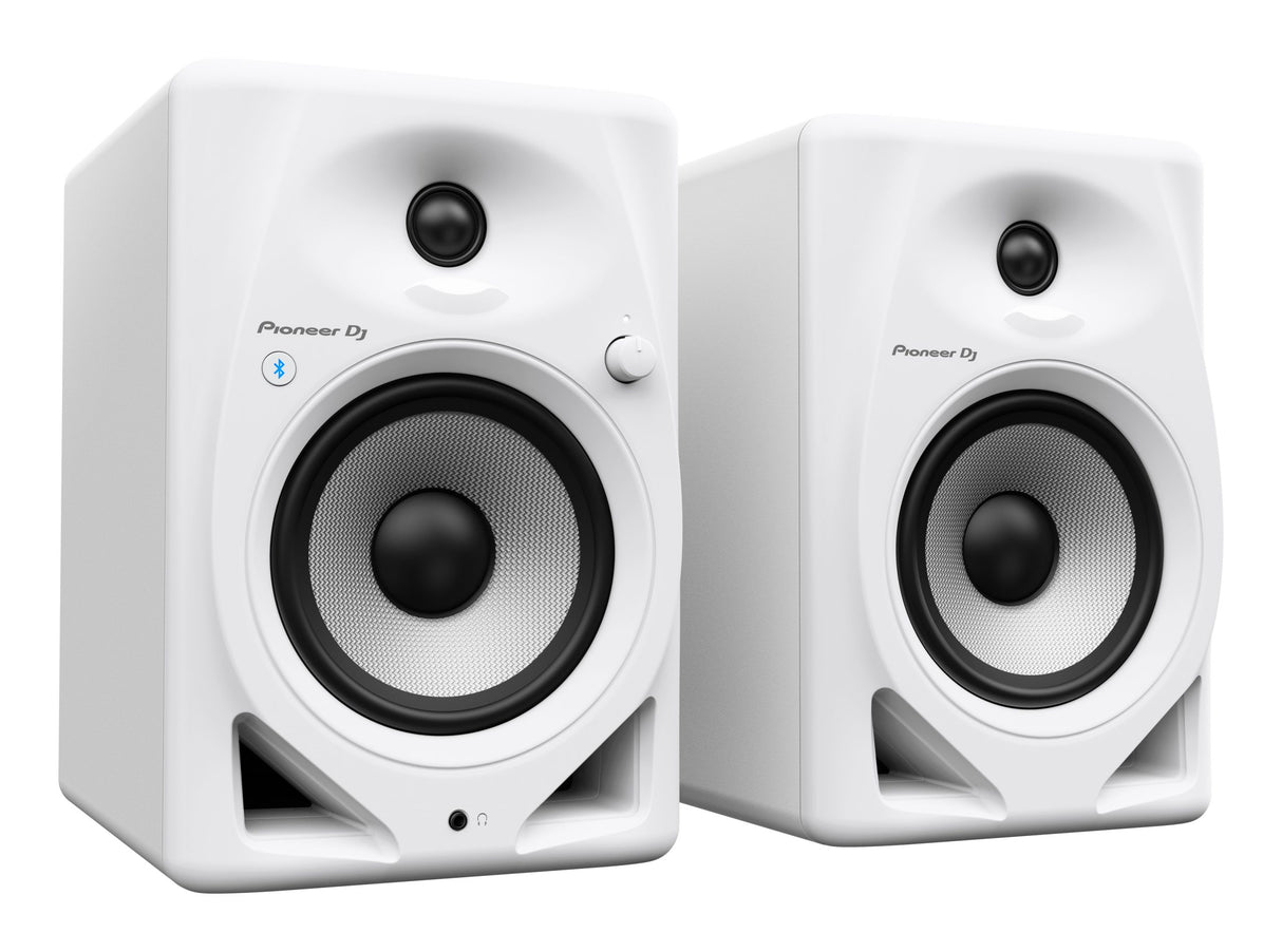 Pioneer DJ DM-50D-BT-W studiomonitorer med Bluetooth (hvit)
