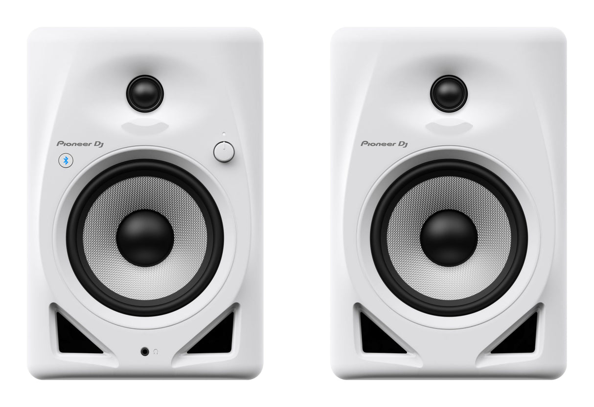 Pioneer DJ DM-50D-BT-W studiomonitorer med Bluetooth (hvit)