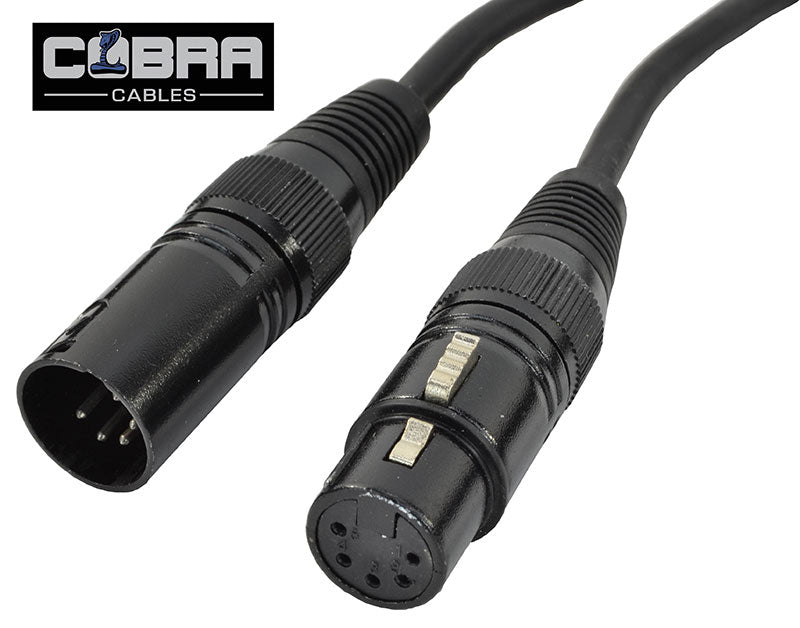DMX-kabel 5 polet (0,5 m)