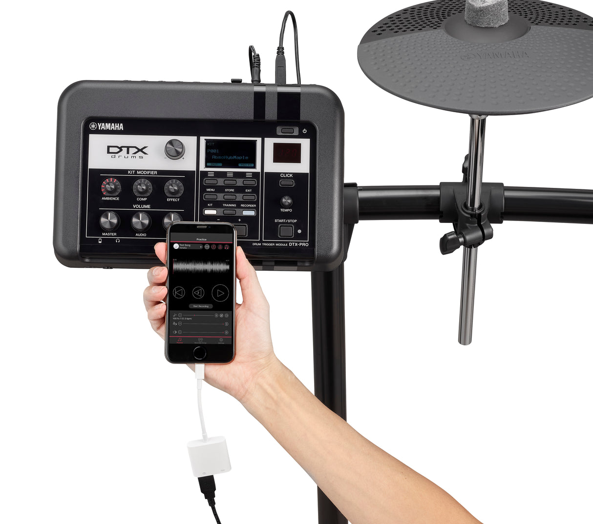 Yamaha DTX8K-M elektrisk trommesett ( Black Forrest)