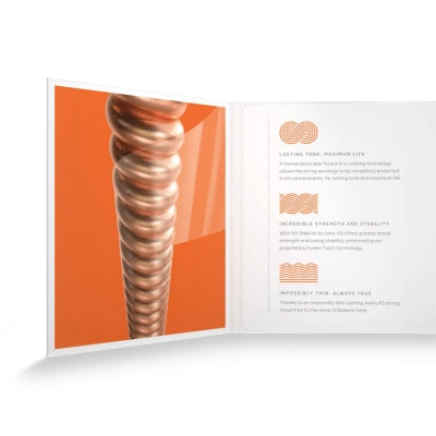 Daddario XSAPB1047 fosforbronse gitarstrenger (ekstra lette, 10-47)