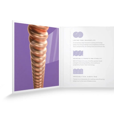 Daddario XSAPB1152 fosforbronse gitarstrenger (tilpasset lys, 11-52)