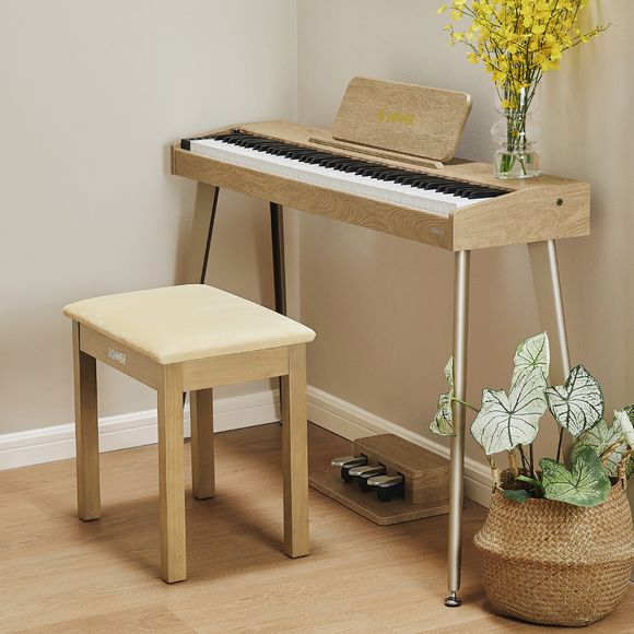 Donner Bench klaverbænk beige