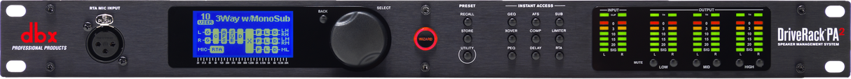 dbx DriveRack PA2-prosessor
