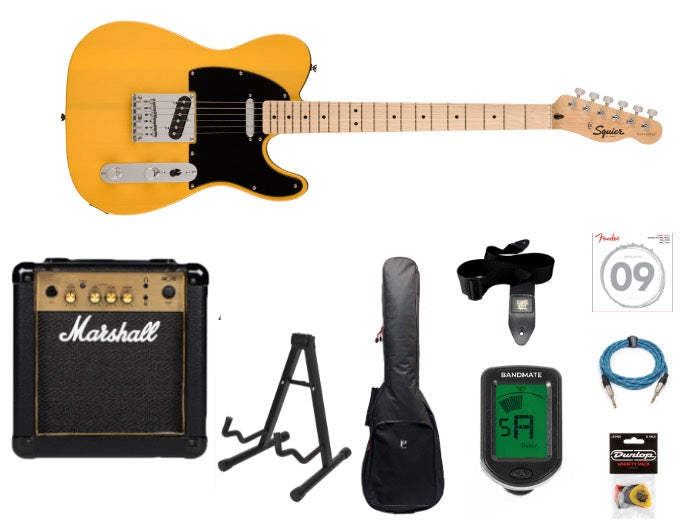 Fender Squier Sonic Telecaster Starter Kit ( Butterscotch Blonde )