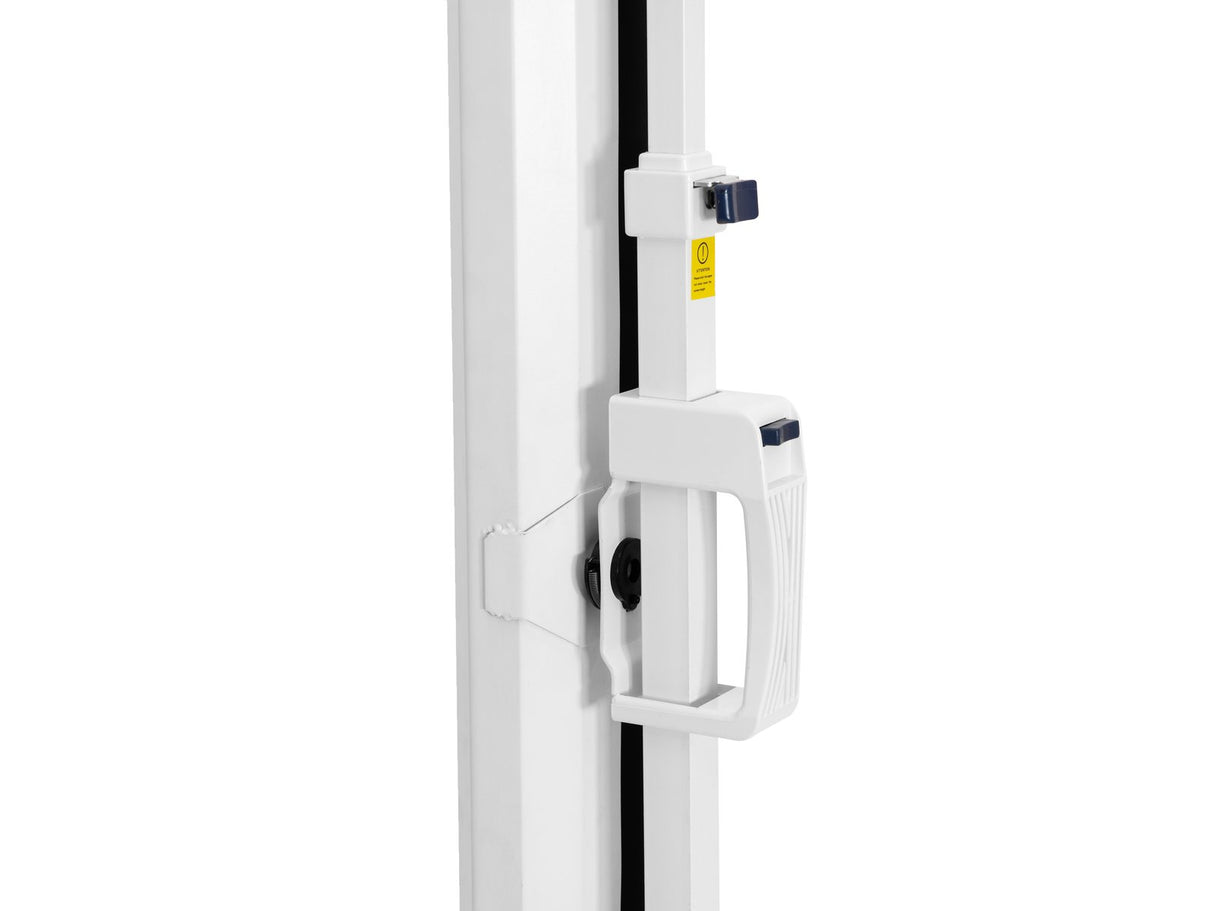 Eurolite projektorskjerm med stativ (16:9, 2 x 1125m)