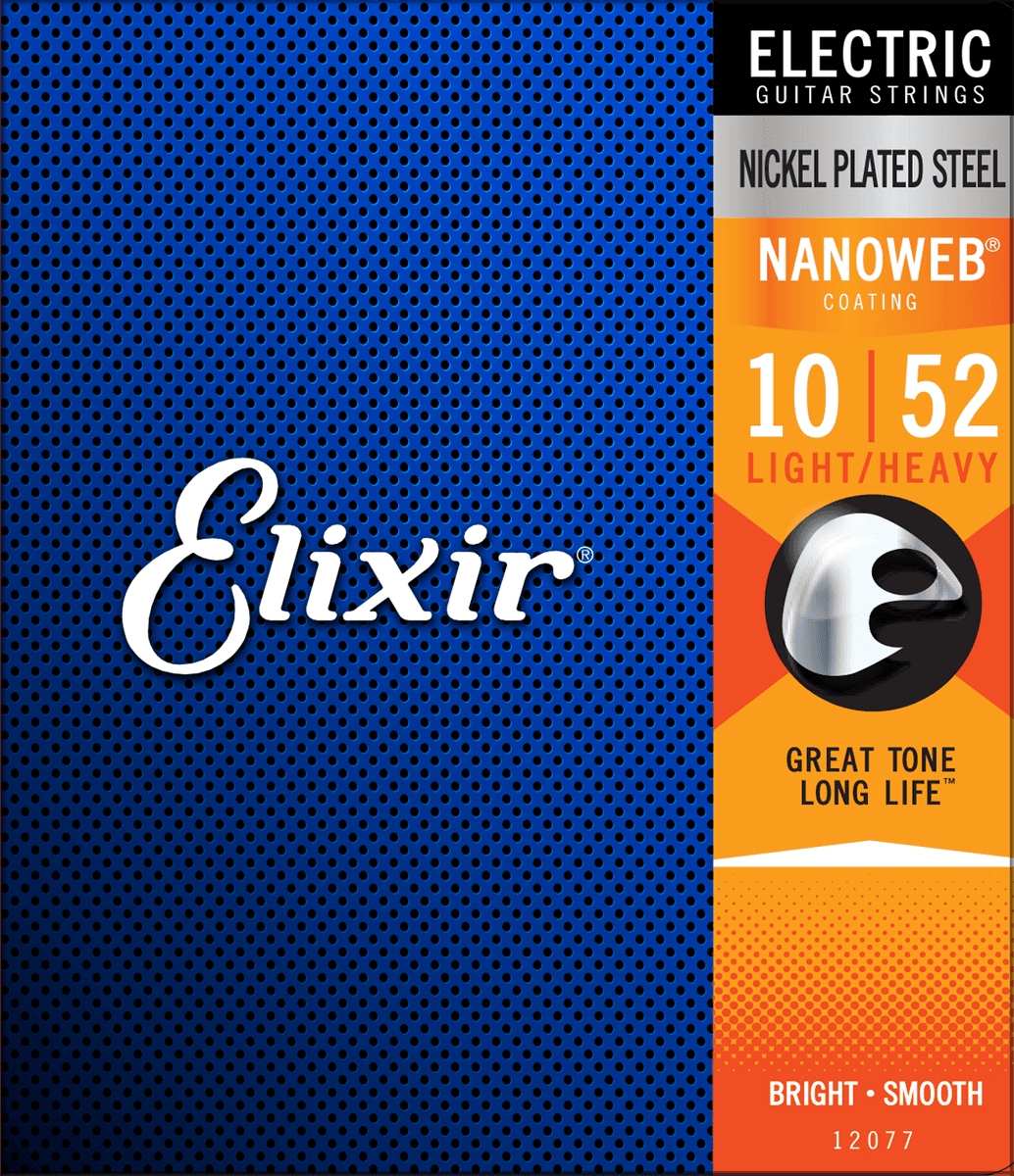 Elixir Nanoweb gitarstrenger (Light Heavy, 10-52)