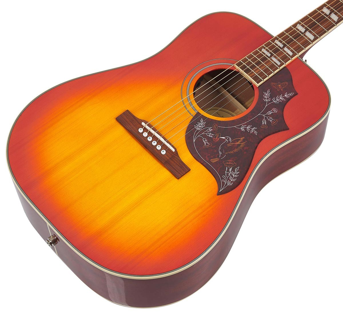 Epiphone Hummingbird Studio Western Guitar ( Faded Cherry )