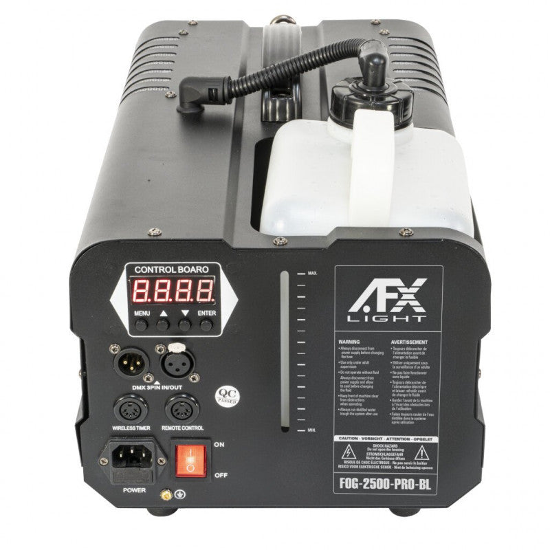 AFX FOG 2500 røykmaskin (2500W, svart)